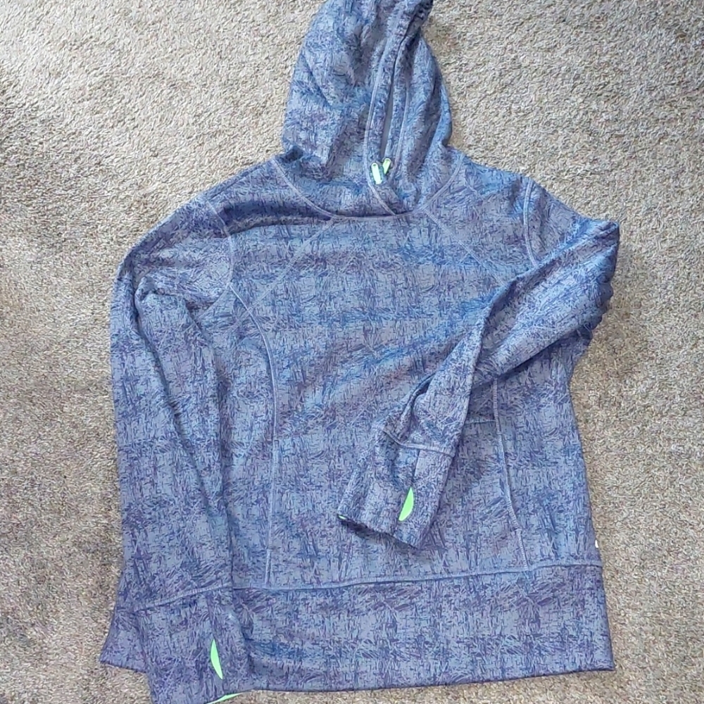 Cascade Sport Grey & Neon Hoodie